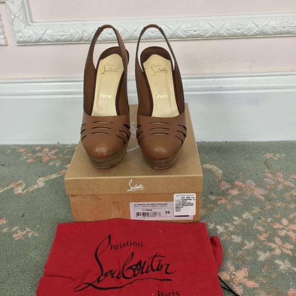 Christian Louboutin Altimaya 140 Slingback 39 - Picture 2 of 6